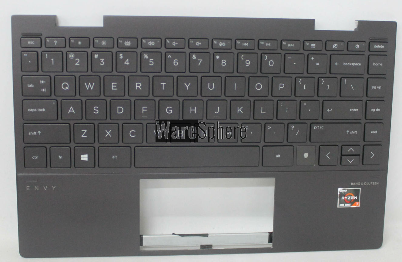 Top Cover Upper Case for HP ENVY X360 13-AY With Keyboard L94518-001 Brown