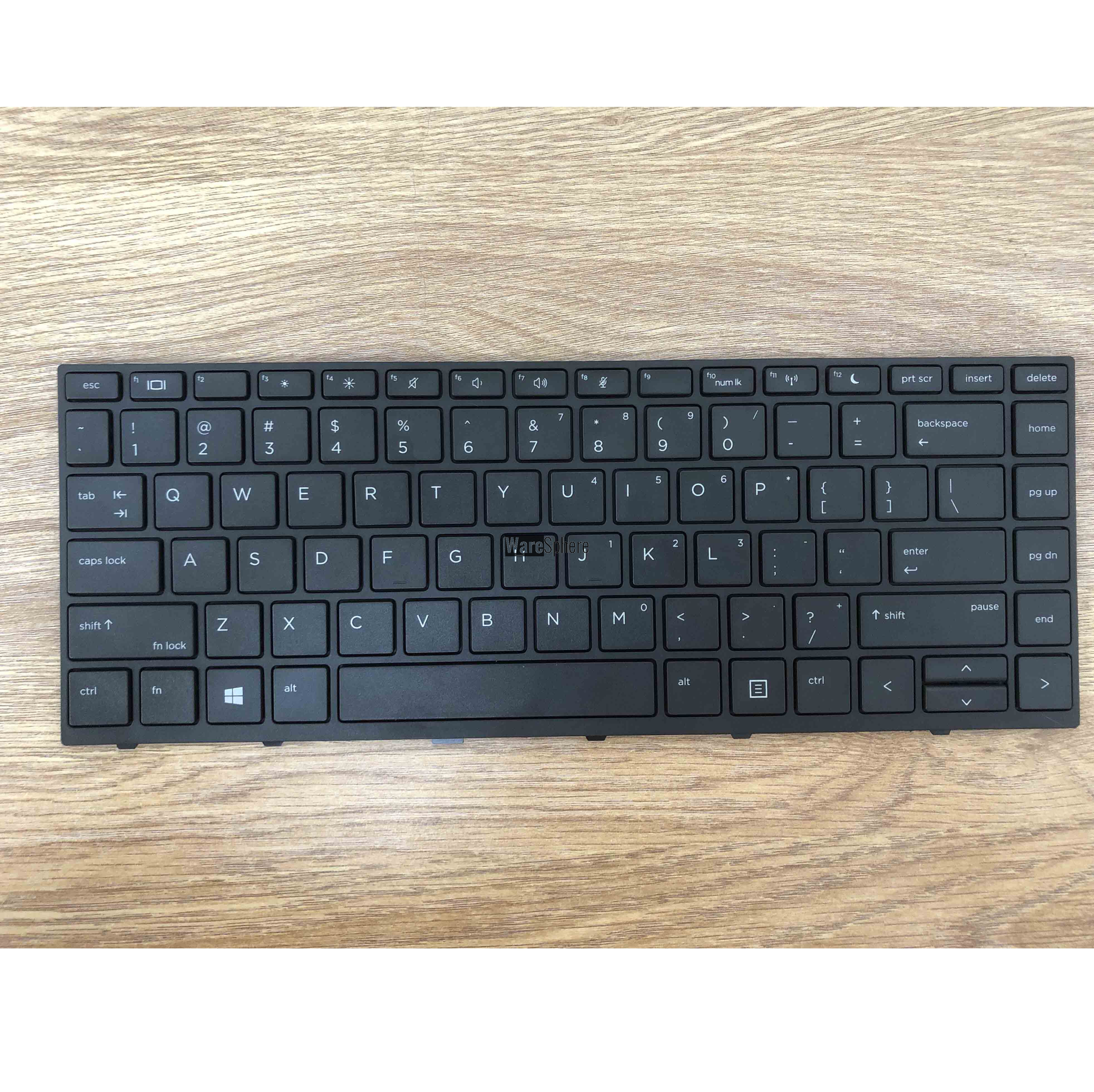 Laptop US Keyboard for HP 440 445 G5 NonBacklit with Black Frame