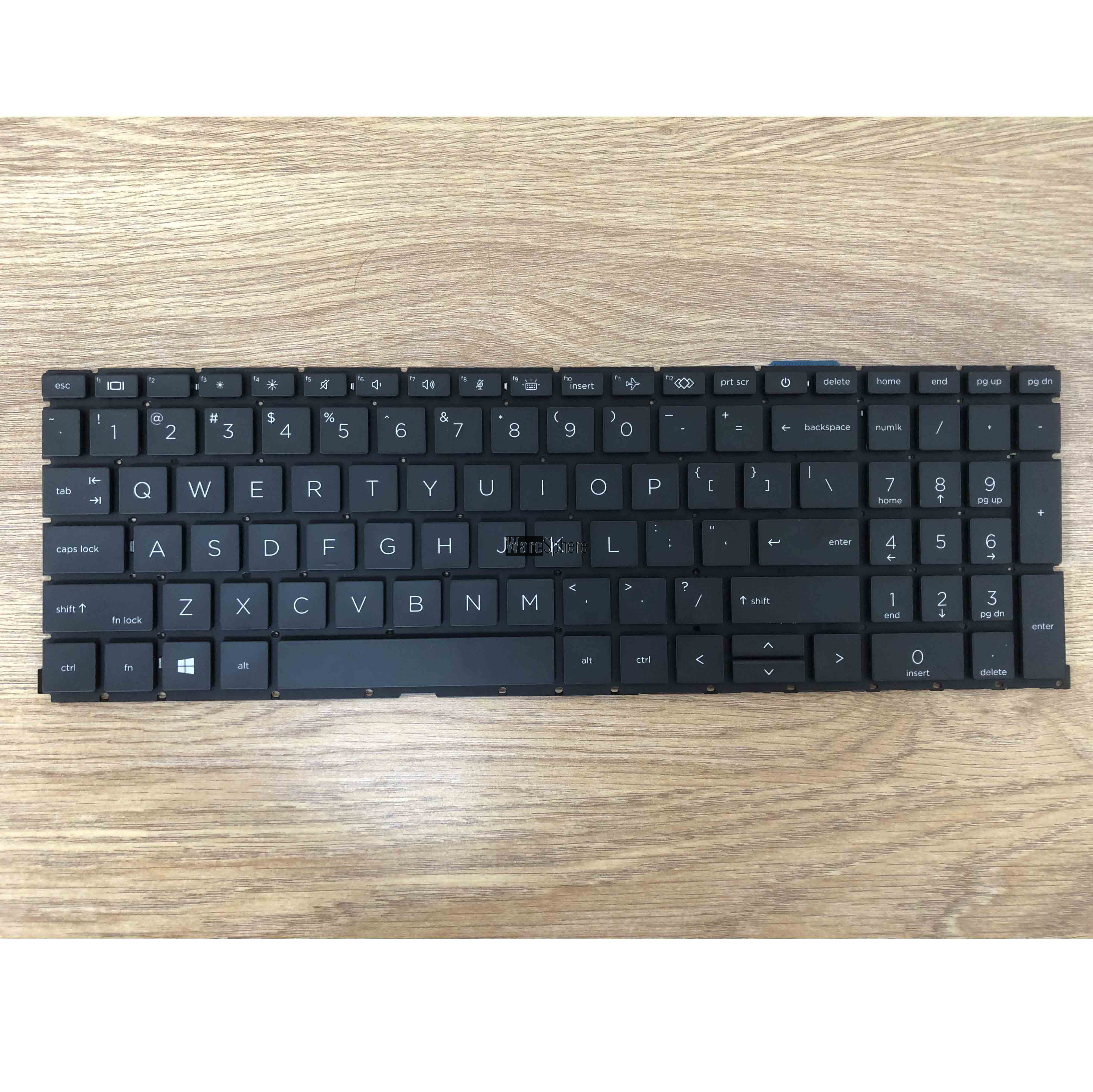 Backlit Keyboard for HP Probook 15 450 G8 X8QC Black