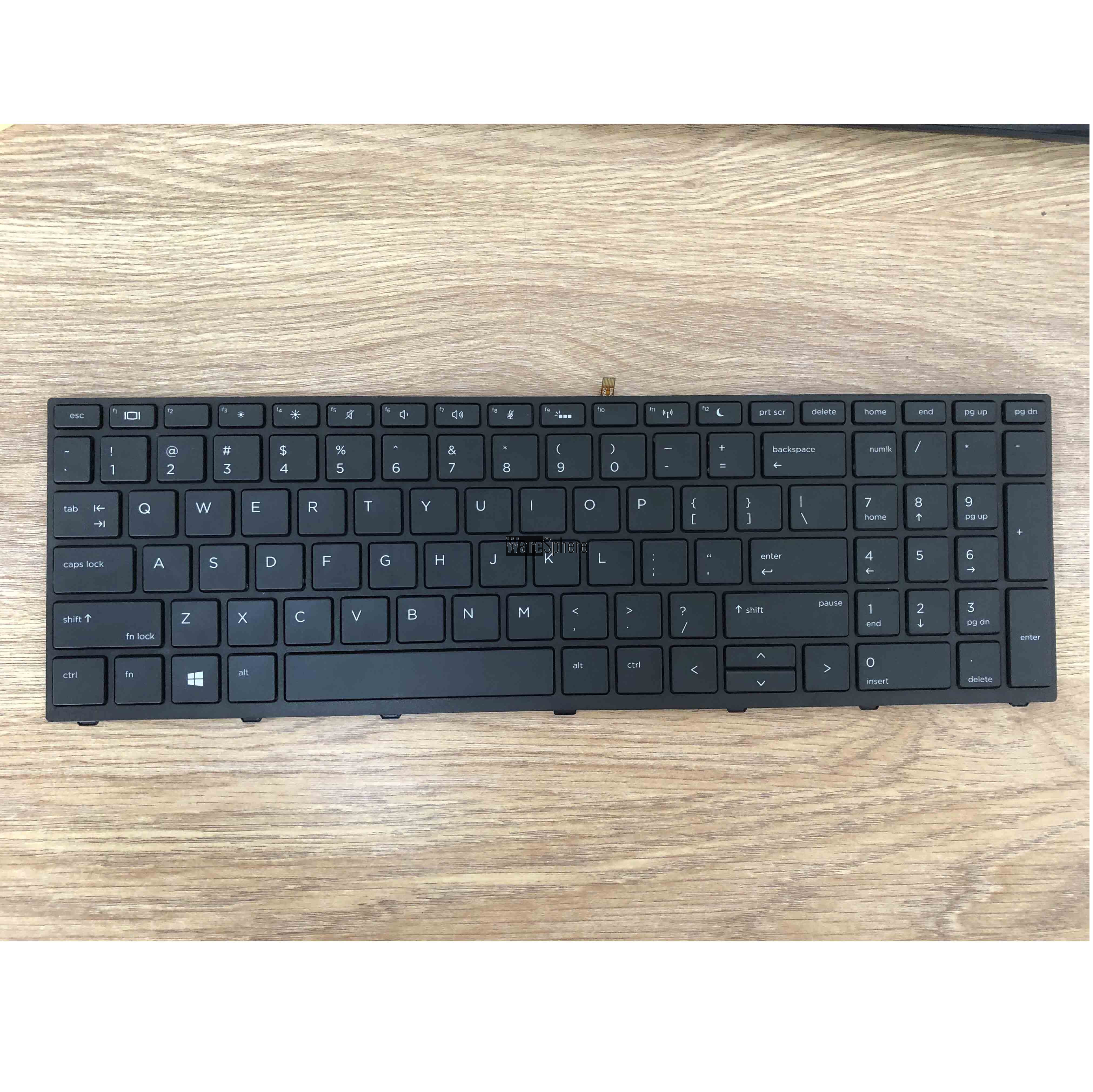 Backlit Keyboard for HP Probook 15 450 G5 X8CA Black