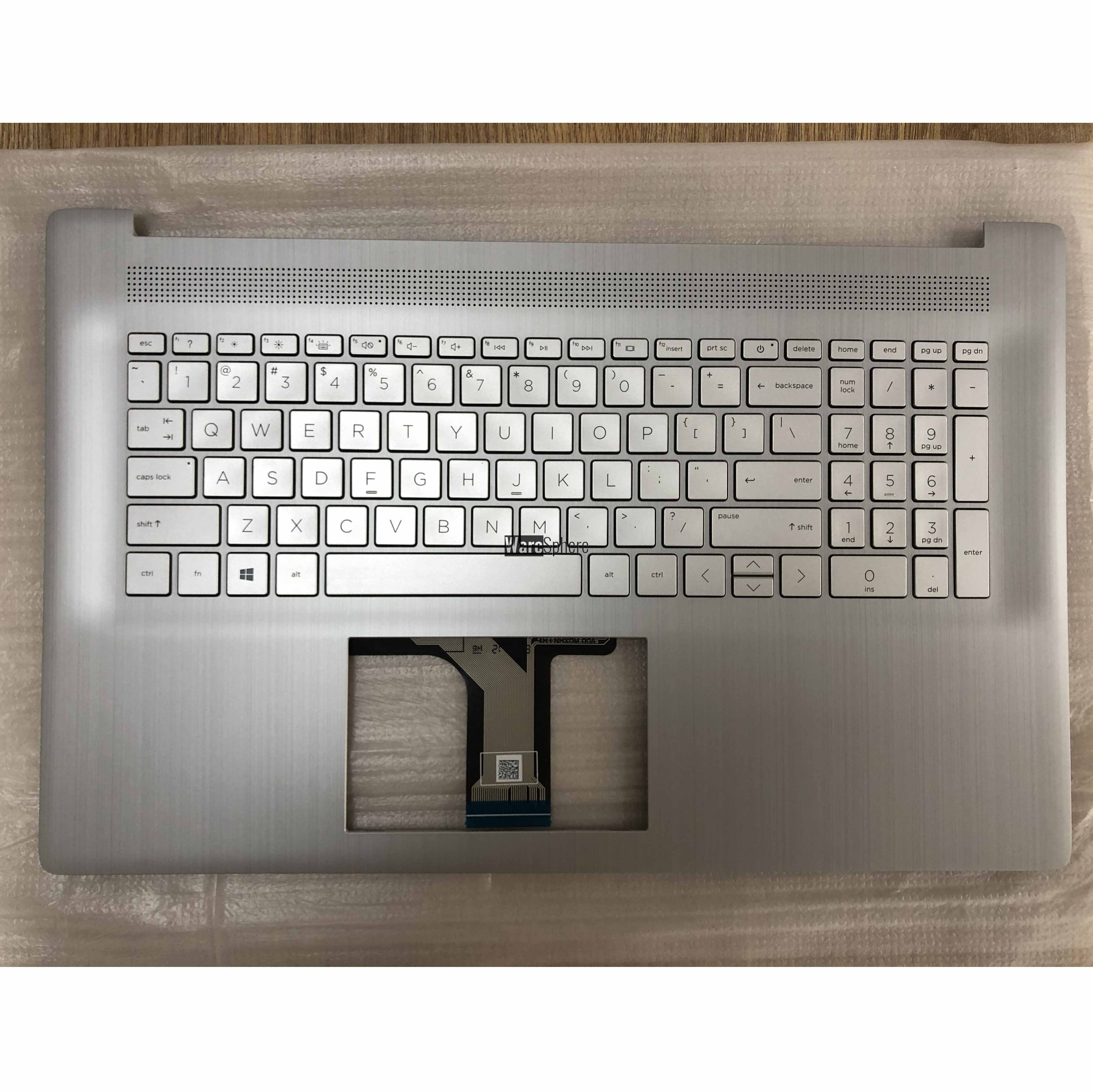 Top Cover Upper Case for HP 17-CP 17-CN With Backlit Keyboard M50456-001 6070B1894803 Silver