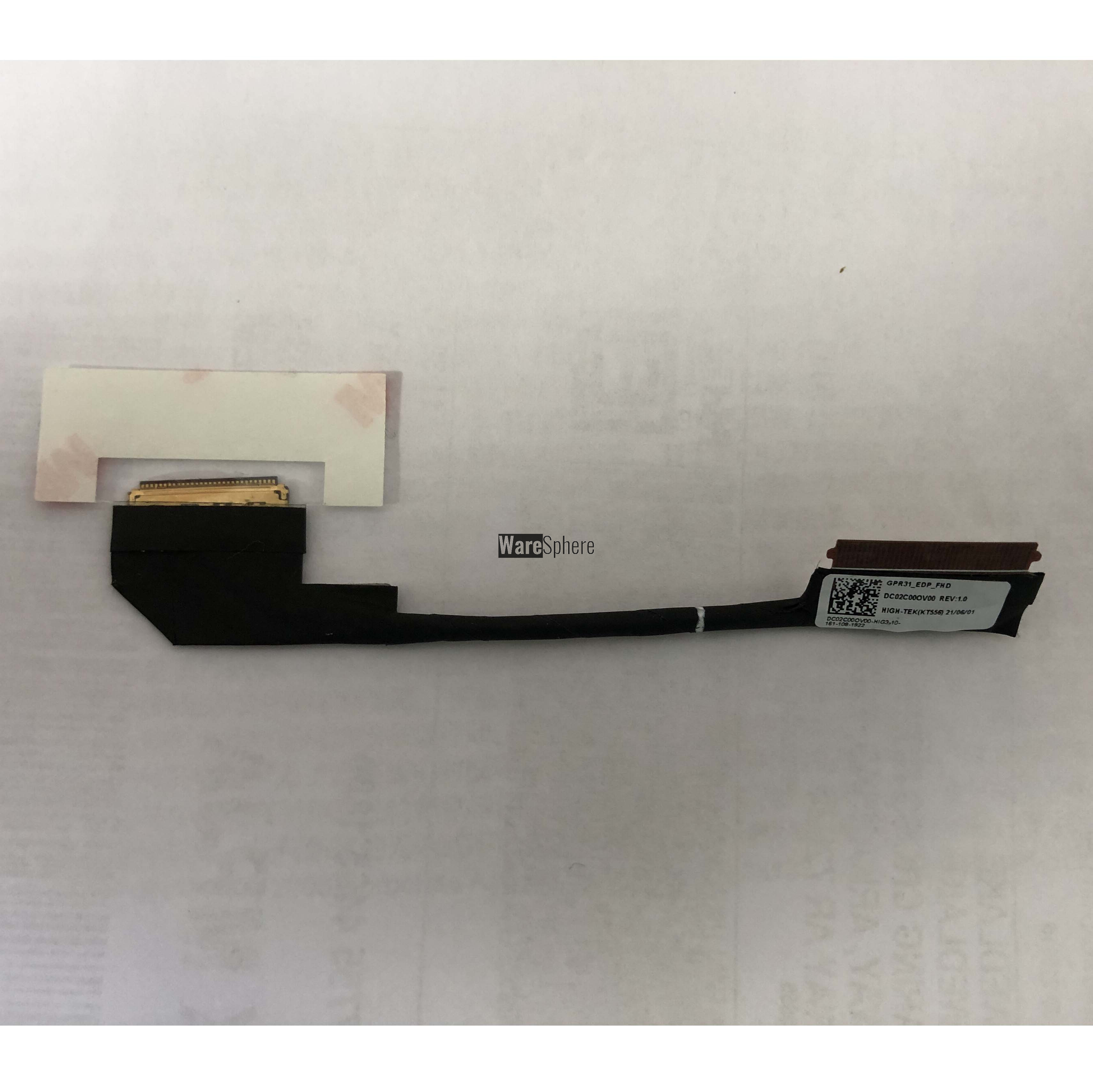 LCD EDP Cable for HP Envy X360 13-AY  L94501-001 DC02C00OV00 Black
