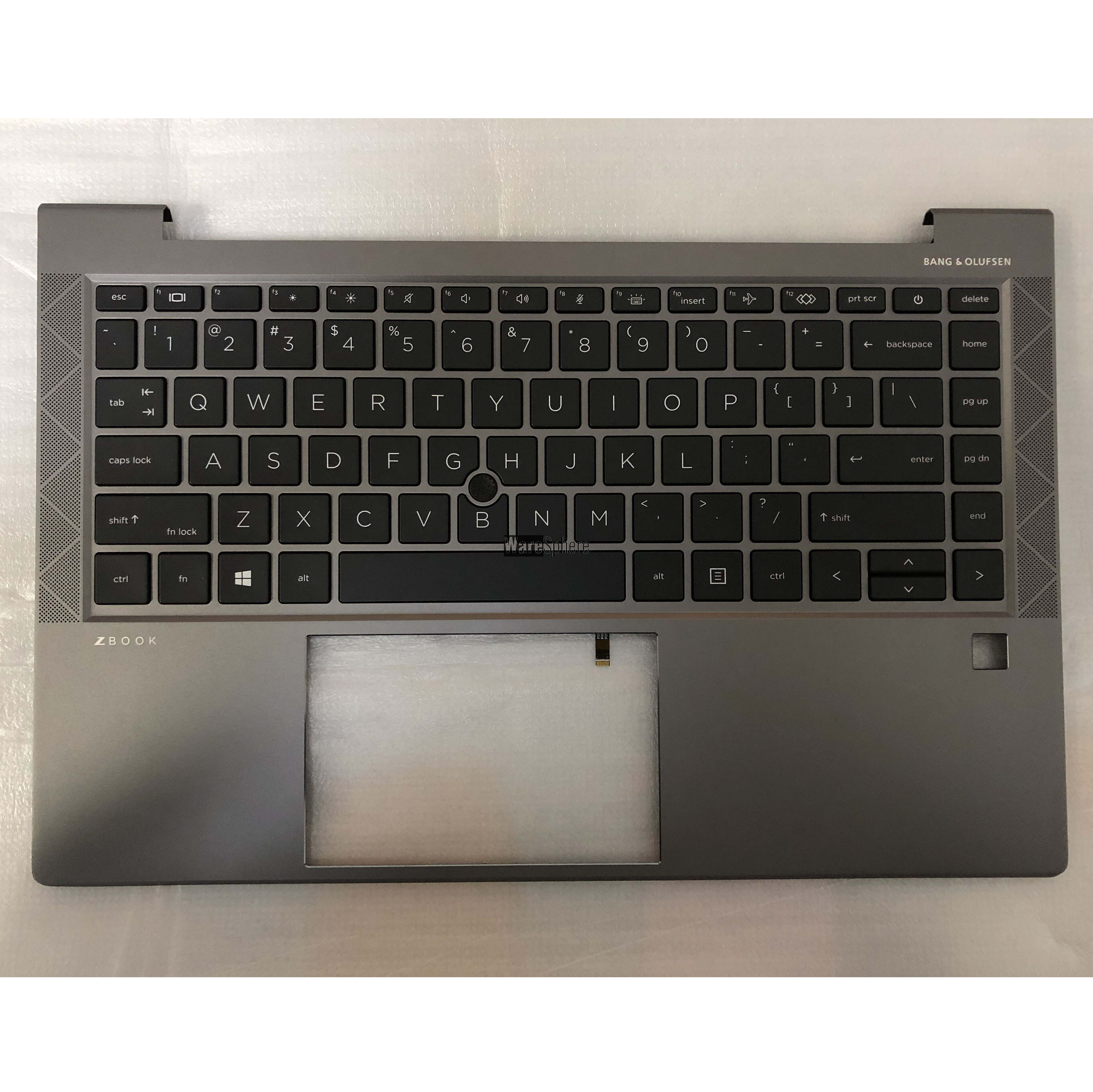 Top Cover Upper Case for HP ZBOOK Firefly 14 G7 With Backlit Keyboard 6070B1847711 M07131-001 UMA Gray US