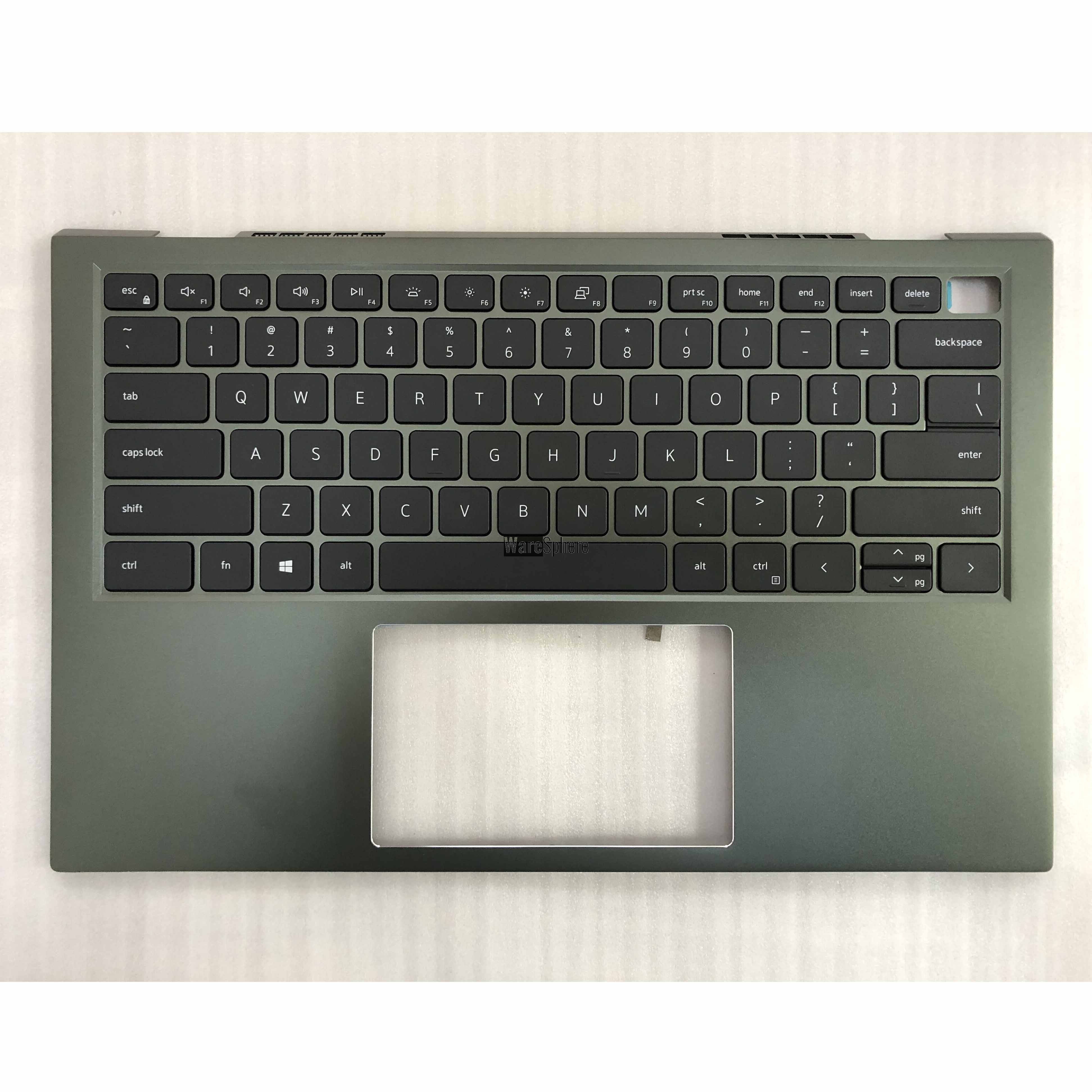 Top Cover Upper Case for Dell Inspiron 5418 WIth Keyboard 0VWX73 VWX73 460.0N708.0011 Green