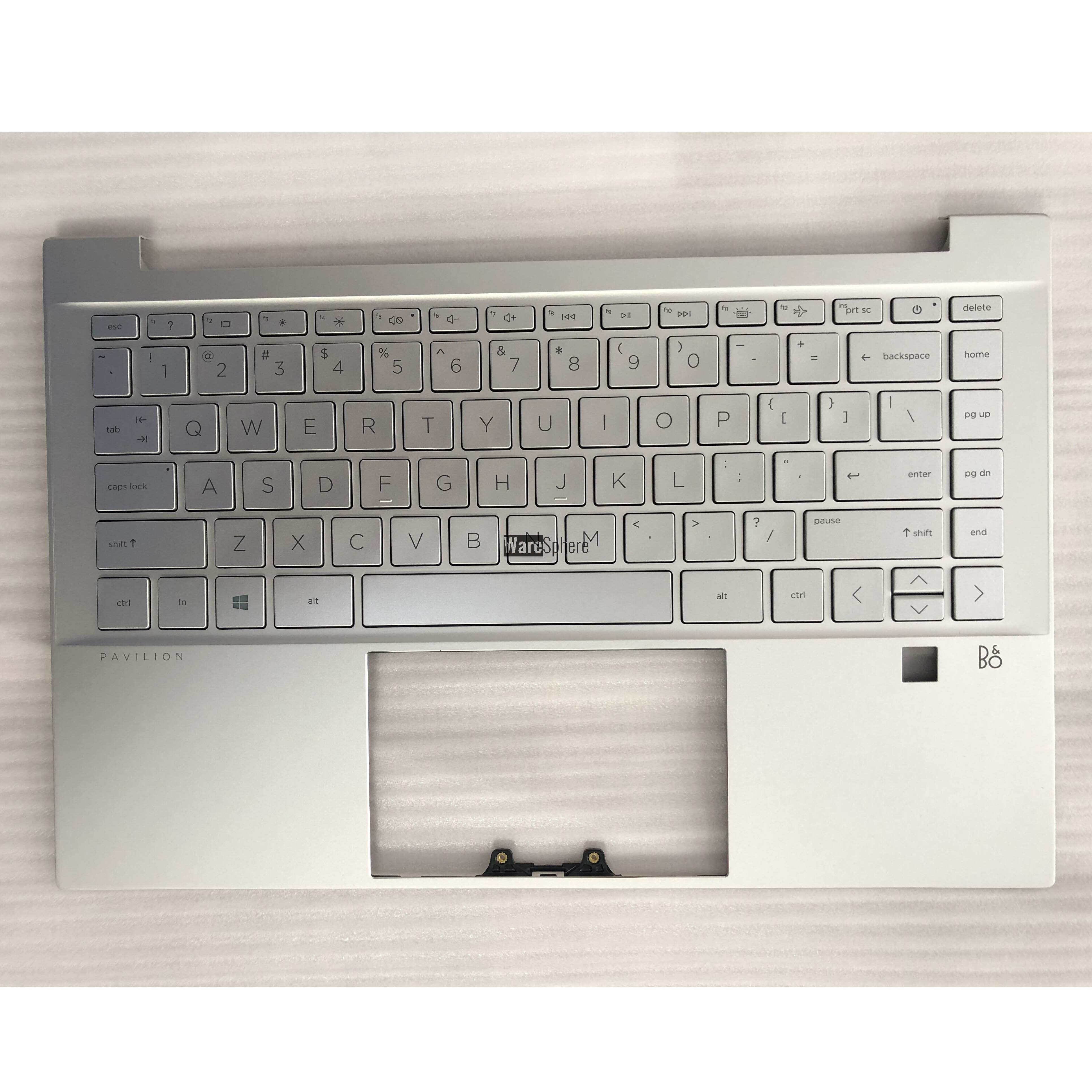 Top Cover Upper Case for HP Pavilion 14-DV WIth Backlit Keyboard Without SD With Fingerprint Hole M75248-001 54G7GTATPR0 Silver