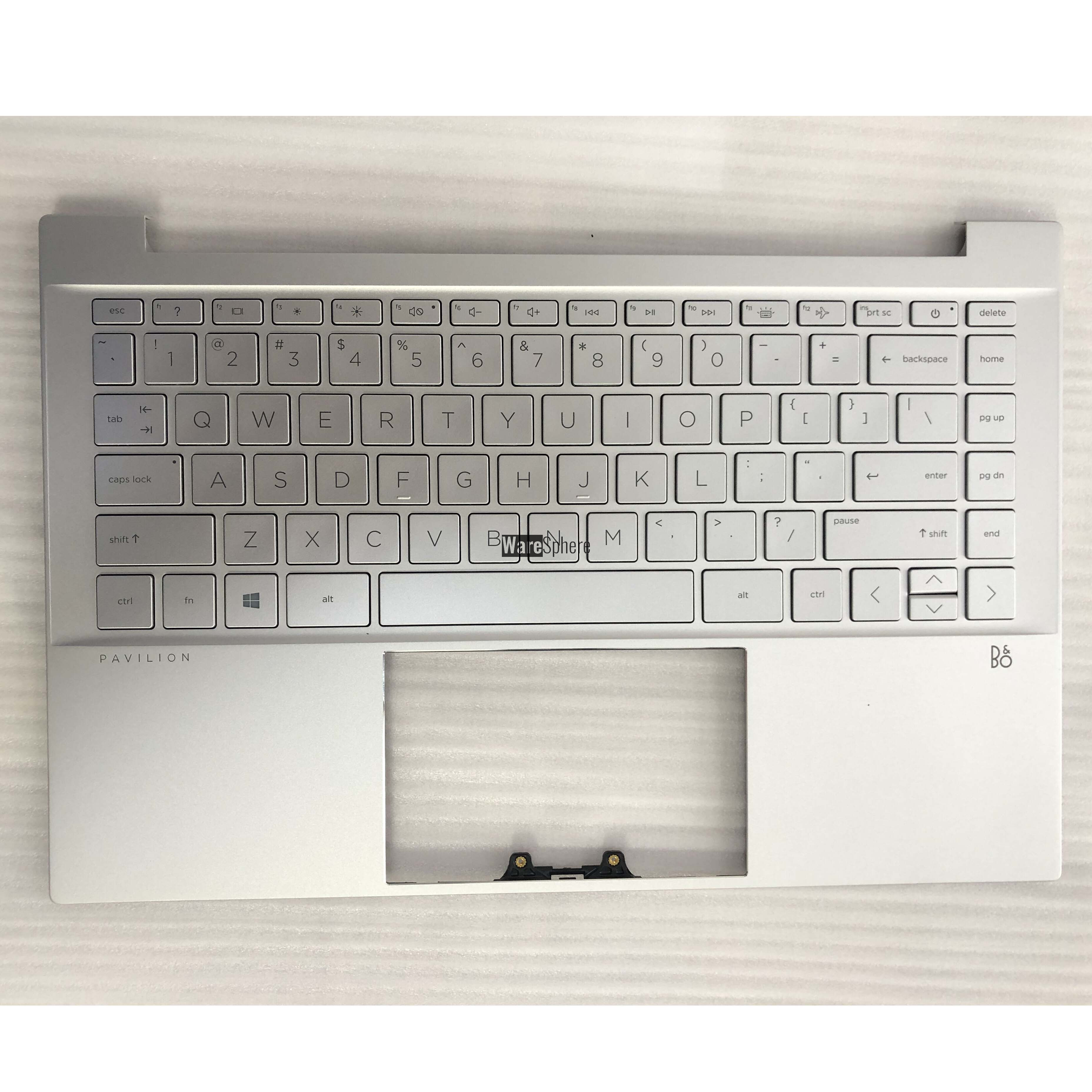 Top Cover Upper Case for HP Pavilion 14-DV WIth Backlit Keyboard Without SD Without Fingerprint Hole M75246-001 54G7GTATPU0 Silver