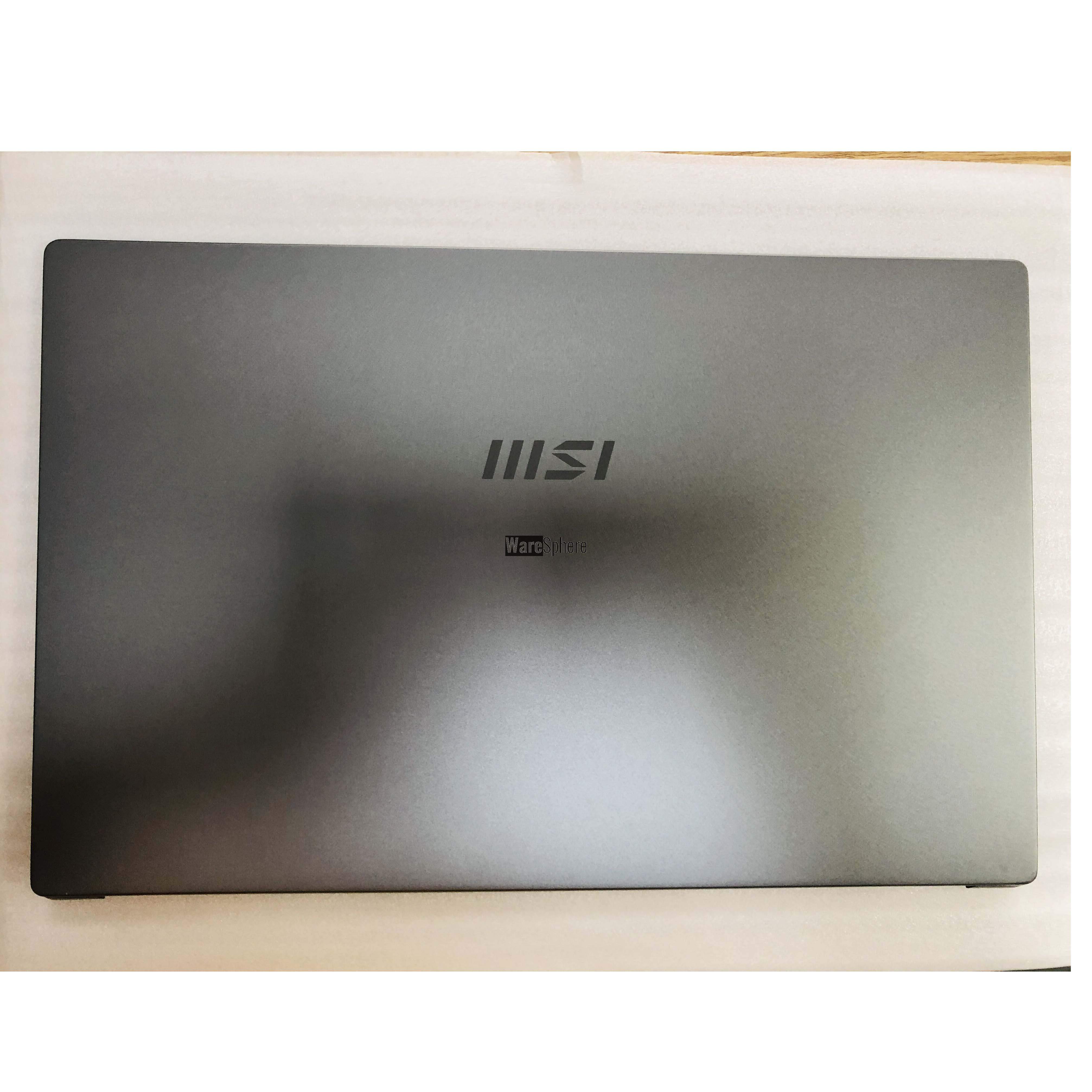 LCD Back Cover for MSI summit B15 MS-1552 552A616 Silver