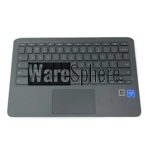 Top Cover Upper Case for HP 11 G7 EE Chromebook Palmrest w/Keyboard & Touchpad L52573-001 Black