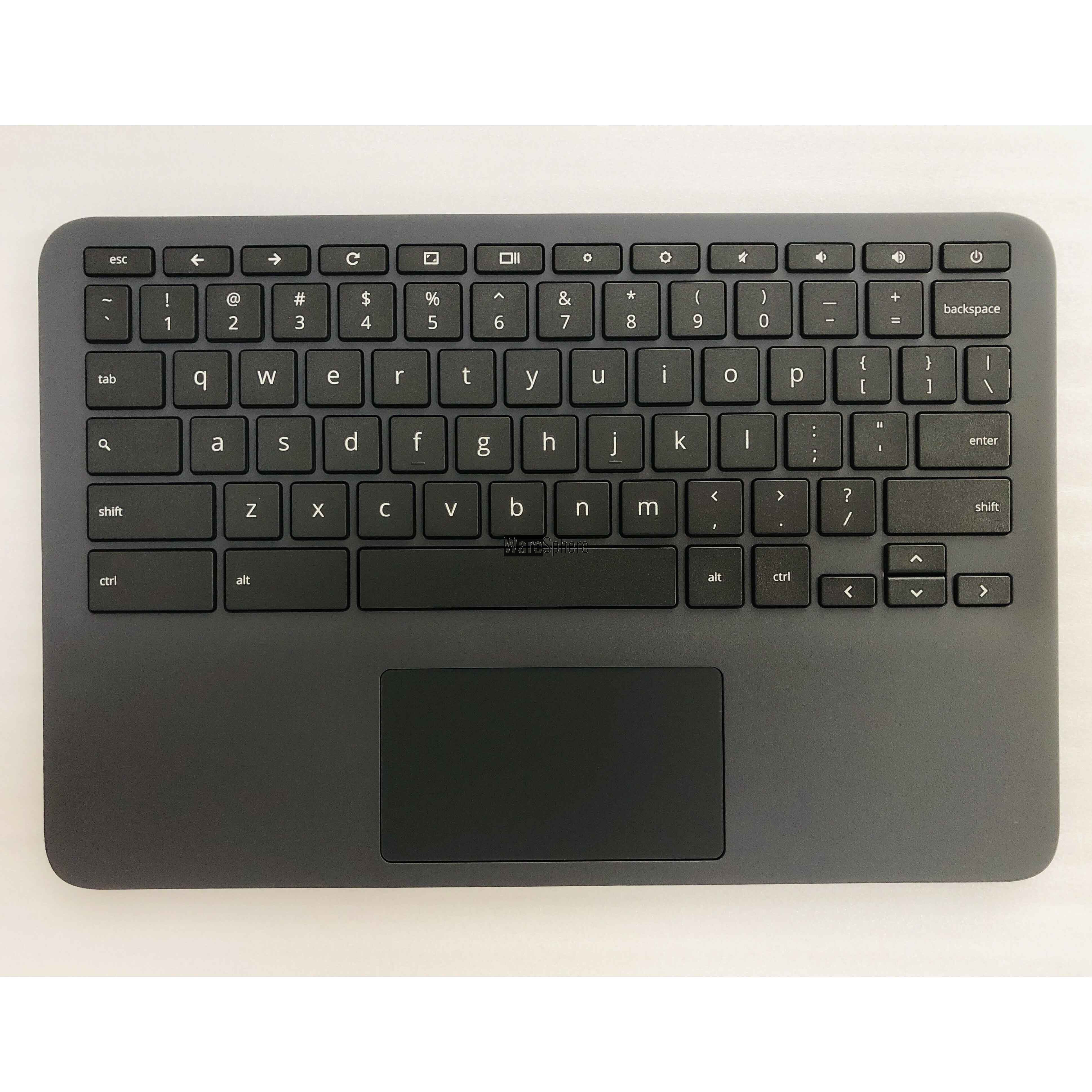 Top Cover Upper Case for HP Chromebook 11A G8 EE Palmrest w/ Keyboard Touchpad L92832-001 Gray