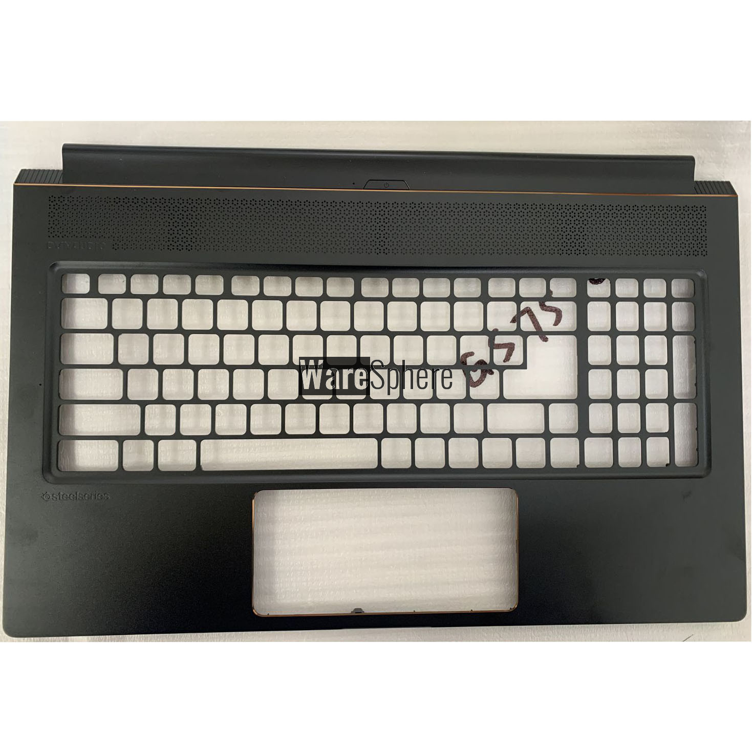 Top Cover Upper Case for MSI GS75 Palmrest w/o Keyboard Black 
