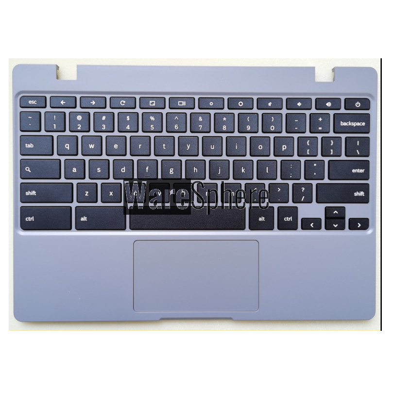 Upper Base Cover for Samsung Chromebook 4 XE310XBA Palmrest Keyboard BA98-02175A Gray