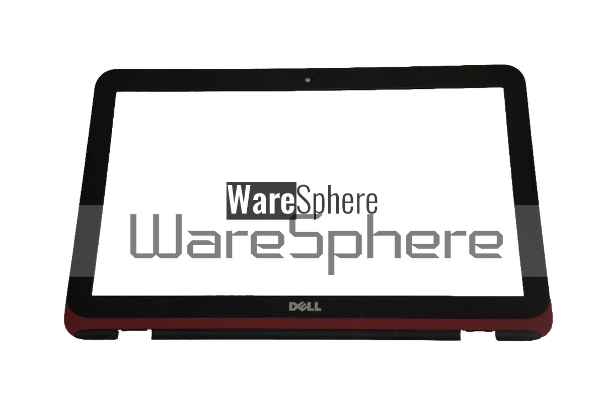 LCD Front Bezel w/ Webcam Port 11.6" for Dell Inspiron 11 (3162 / 3164) RPJV5 Black - Red Trim