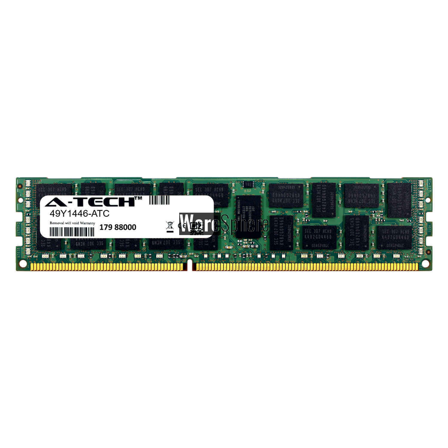 8GB DDR3 1333mhz PC3-10600R RAM Memory Card For Lenovo X3755 49Y1446
