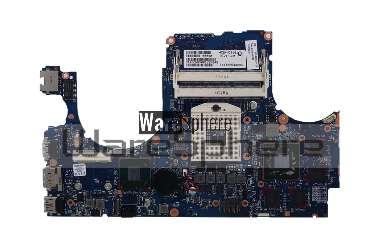 DSC Motherboard For HP ENVY 15 15-3000 HM65 7670M 1G 668847-001