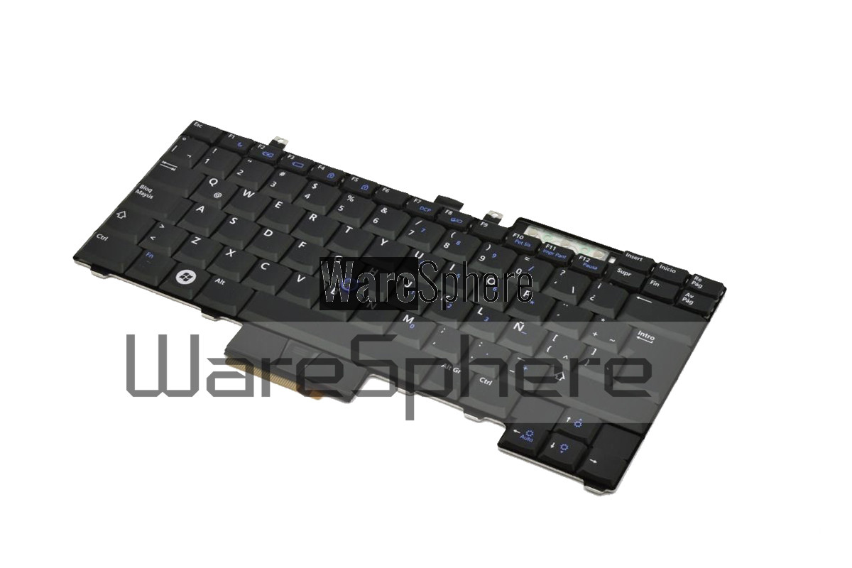 Keyboard For Dell Latitude E5510 E6400 E6410 E6500 E6510 Black Wp247 Spanish Dual Point