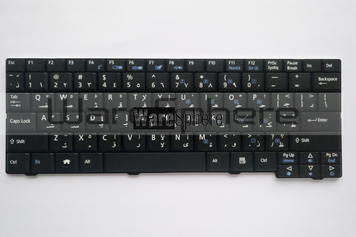 Keyboard for Acer Aspire one D150 D250 ZG5 ZG8 PK1306F0110 Arabic   