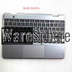 Laptop Palmrest Upper Case Top Cover with Keyboard Trackpad Assembly Replacement for Samsung 12 XE521QAB Chromebook BA98-02447A - Gray