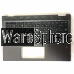 Top Cover Upper Case for HP Pavilion X360 14-DH Palmrest With Keyboard  L53794-001 Silver Side 