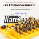 Precision 45 In 1 Electron Torx MIni Magnetic Screwdriver Tool Set Hand Tools Kit Opening Repair Phone Laptop Tools