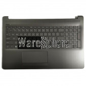 Top Cover Upper Case for HP 15-DA 15-DB 15-DR Palmrest with keyboard touchpad L20386-001 Black