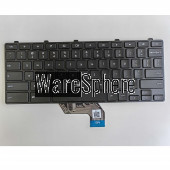Laptop US Non-Backlit Keyboard for Dell Chromebook 13 (3380) / Chromebook 11 (3180) JMMF2, 0JMMF2 Black