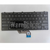 Laptop US Non-Backlit Keyboard for Dell Chromebook 13 (3380) / Chromebook 11 (3180) JMMF2  0JMMF2 Black