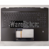 Top Cover Upper Case Palmrest with US backlight keyboard for MSI Summit E16 MS-1591 307-591C222 Black