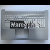 Top Cover Upper Case Palmrest with Italian backlight keyboard for HP 17-CP 17-CN M50456-061 Silver
