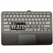 Top Cover Upper Case for HP Chromebook 11MK G9 EE Palmrest With nonbacklight Keyboard Touchpad M44258-001 Black