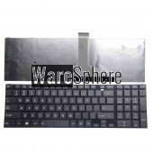 English Keyboard for Toshiba Satellite C50 C50D C50-A C50-A506 C50D-A C55 C55T C55D C55-A C55D-A US with frame black 