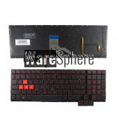 US keyboard for HP Omen 15-ce 15-ce000 15-CE006TX 15-CE007TX 008TX 004TX series backlit Red Letters  