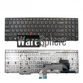 Laptop keyboard US for Lenovo Thinkpad E560 E560c Black W/ Frame 00HN074 