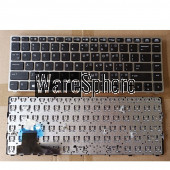 US Laptop keyboard for HP EliteBook Folio 9470M 9470 9480 9480M 702843-001 without Backlit Replace Silver 