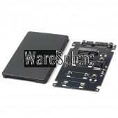 Mini Pcie mSATA SSD to 2.5 inch SATA3 Adapter Card with Case 7 mm Thickness P2Y1