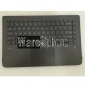 Top Cover Upper Case for HP Pavilion X360 13-S Palmrest With Keyboard 809829-001 Black