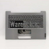 Top Cover Upper Case for Lenovo THINKBOOK 14 IIL With Backlit Keyboard 5CB0W44348 Gray