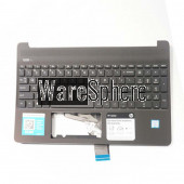 Top Cover Upper Case for Hp  15-DY Palmrest With Keyboard L63576-001 Black