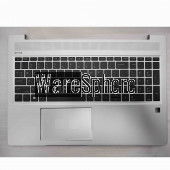 Top Cover Upper Case for HP EliteBook 450 G6 With Backlit Keyboard US L45090-001 Silver