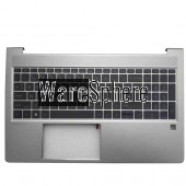 Top Cover Upper Case for HP Probook 655 650 G8 With US Backlit KB With Finger Hole Silver