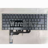 Laptop backlit US Keyboard for MSI Prestige 14 P14 V190622BK1 Grey