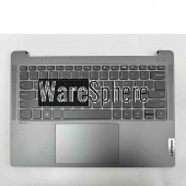 Top Cover Upper Case Palmrest With Keyboard With Touchpad for Lenovo IdeaPad Pro 5 14IRH8 IAP8 2023 NB6766B Arctic Grey