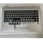 Top Cover Upper Case Palmrest For HP ProBook 440 G9 With Thai Backlit Keyboard  With SIM No SC N01287-281 4BX8STATP00 Silver 