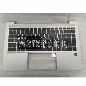  Top Cover Upper Case Palmrest for HP Elitebook 640 G10  With Non-Backlit Keyboard  4BX8TTATP40 4BX8TTATPG0  Silver