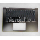  Top Cover Upper Case Palmrest for DELL Inspiron 14-7000 7405 With US Backlit Keyboard 02XKPJ 0MKCVW Brown