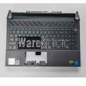 Top Cover Upper Case Palmrest for  Dell G15 5530 5535 5531 With US Backlit Keyboard 025CCM Black