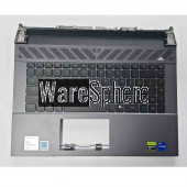  Top Cover Upper Case Palmrest for Dell G16 7630 7635 7631 With US Backlit Keyboard 0XYT06 Black