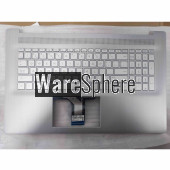  Top Cover Upper Case Palmrest for HP 17-CP 17-CN With Backlit Keyboard EN/FR Silver