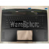 Top Cover Upper Case Palmrest for MSI GS77 MS-17P1 With Backlit Keyboard RGB 307-7P1C213 Black