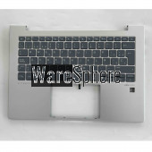 Top Cover Upper Case Palmrest for HP EliteBook 640 G11  With Backlite Keyboard 4BX8PTATP40 N97244-071 SP Silver