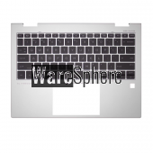 Top Cover Upper Case Palmrest for HP Elitebook X360 830 G9  With Backlite Keyboard N02320-001 US Silver
